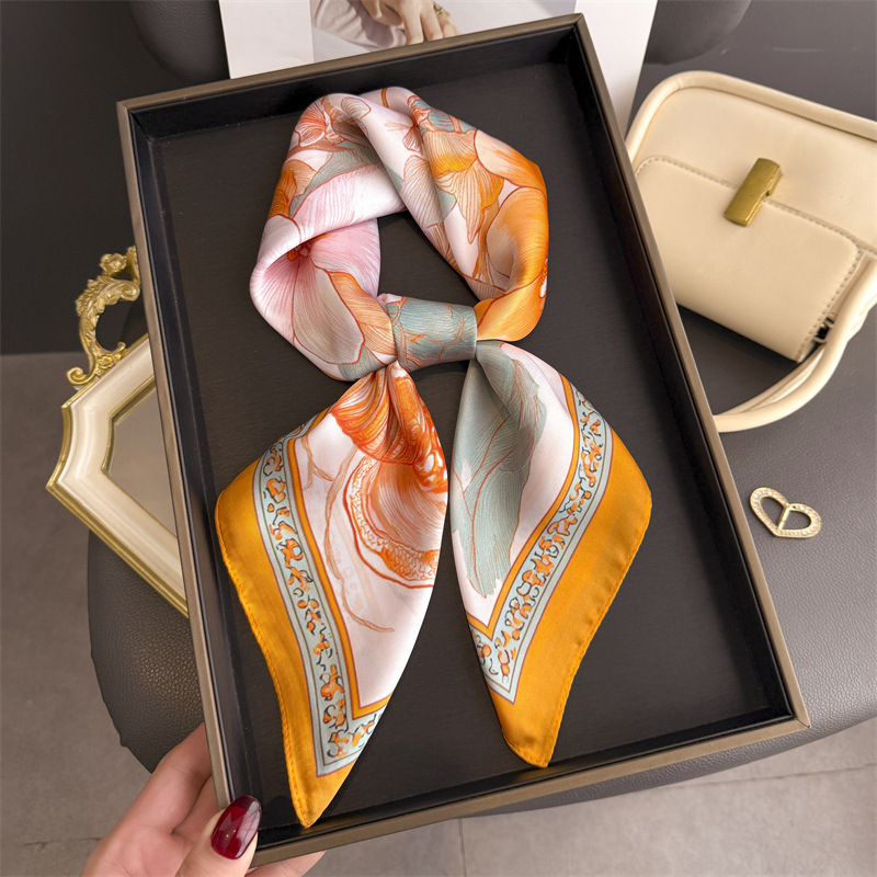 2026 New Floral Print Hijab Si - Women Fashion Necktie ulasan dan harga
