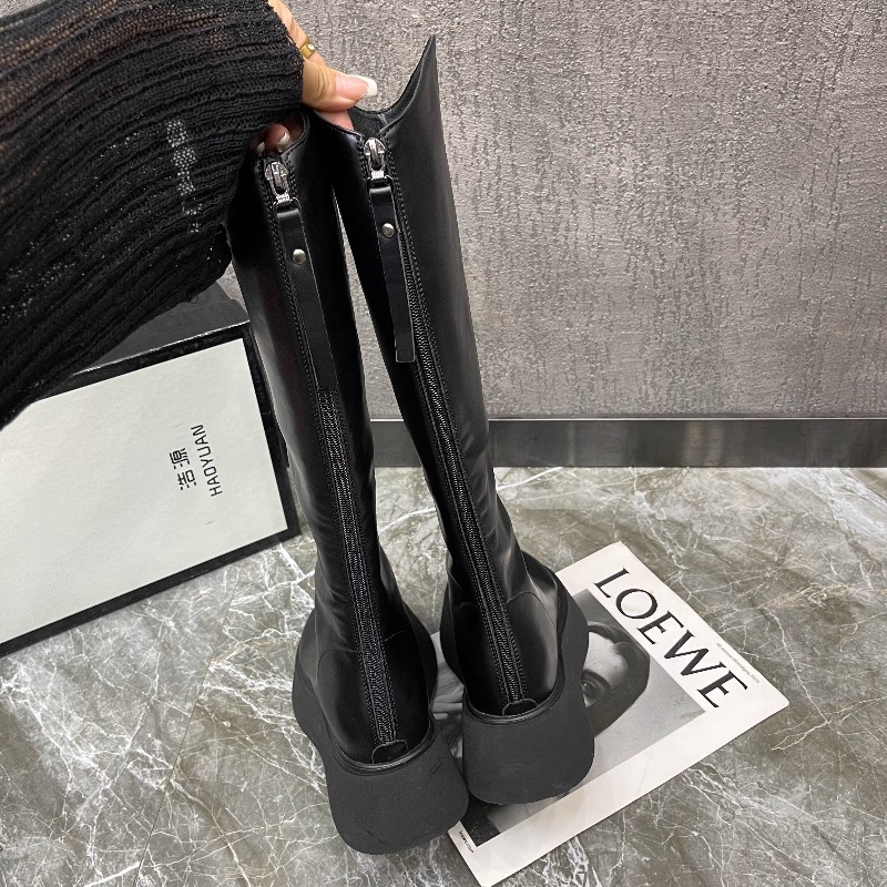Women's New Simple Solid Color - Women'S Fashion Knee High Boots ulasan dan harga