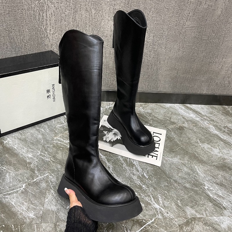 Women's New Simple Solid Color - Women'S Fashion Knee High Boots ulasan dan harga