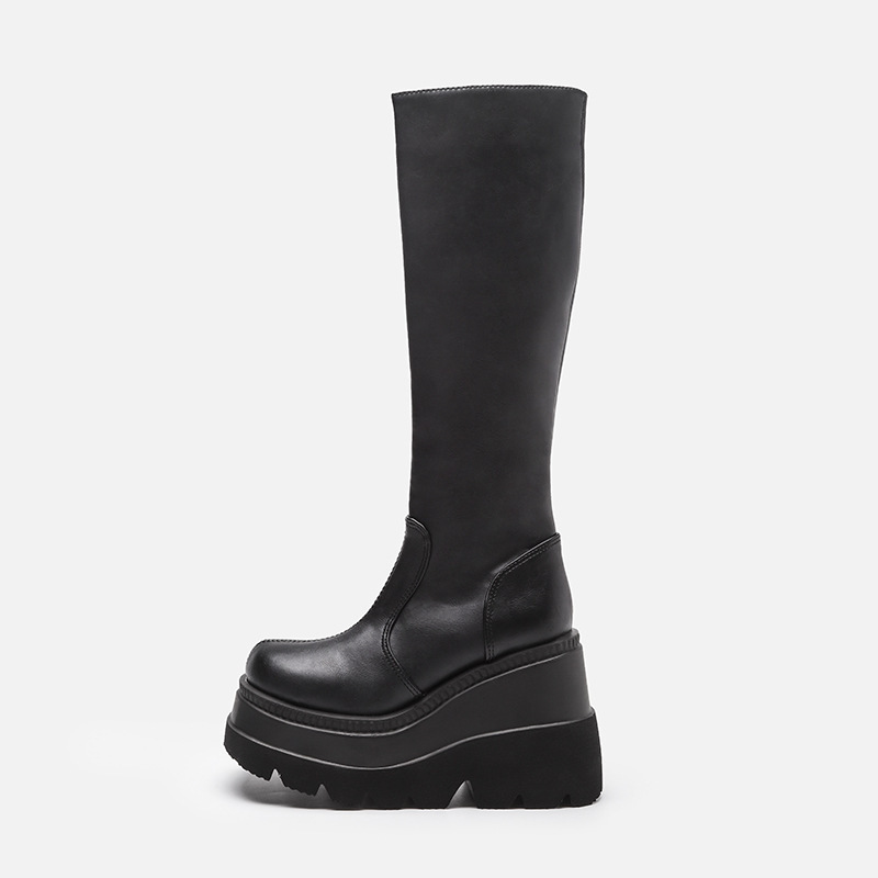 Women's Platform Boots Punk Mi - Women'S Fashion Knee High Boots ulasan dan harga