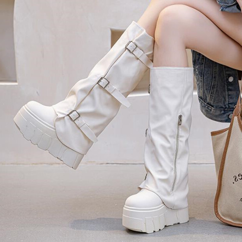 New 2026 Fashion Brand Autumn  - Women'S Fashion Knee High Boots ulasan dan harga