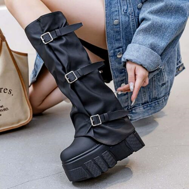 New 2026 Fashion Brand Autumn  - Women'S Fashion Knee High Boots ulasan dan harga