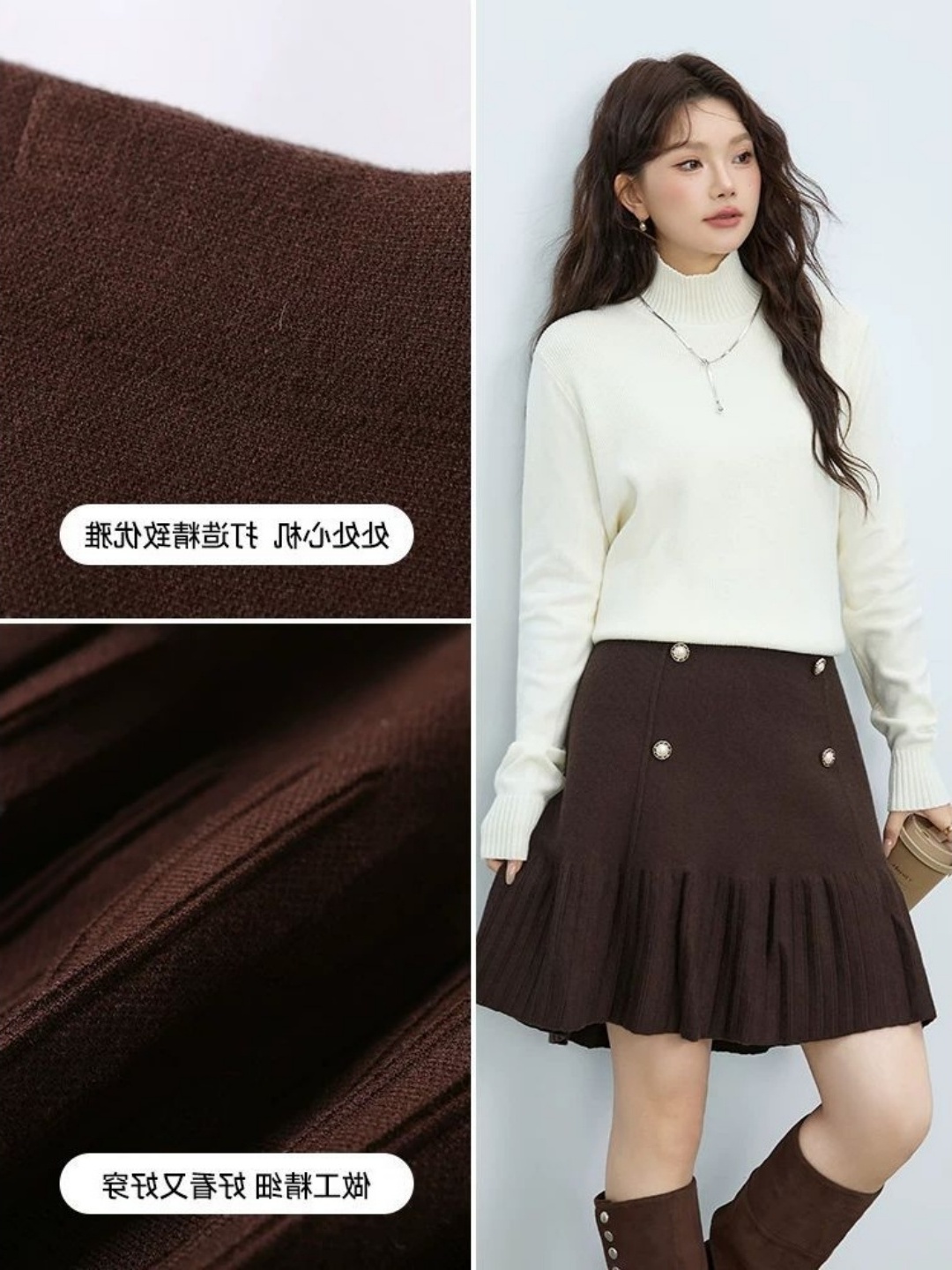 plus Size A-Line  Skirt High W - Women Fashion Over The Years ulasan dan harga