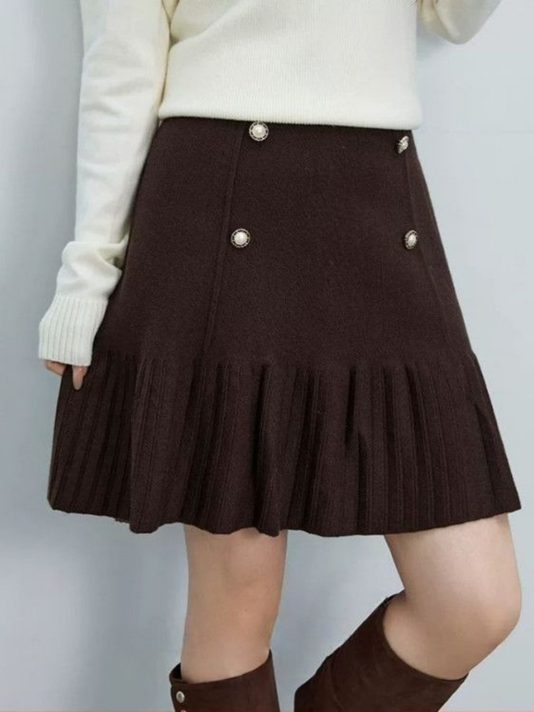 plus Size A-Line  Skirt High W - Women Fashion Over The Years ulasan dan harga